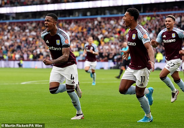 Ezri Konsa was jubilant after his goal put Villa in the ascendancy late on against Wolves