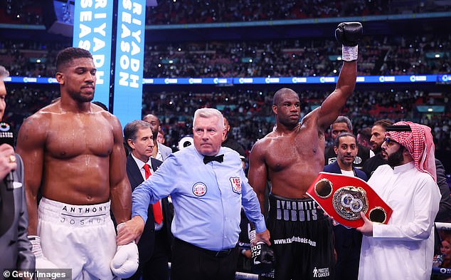 The Wembley showdown between Anthony Joshua (left) and Daniel Dubois (right) was the latest offering in 'Riyadh Season' - and the second fight night outside of the Kingdom