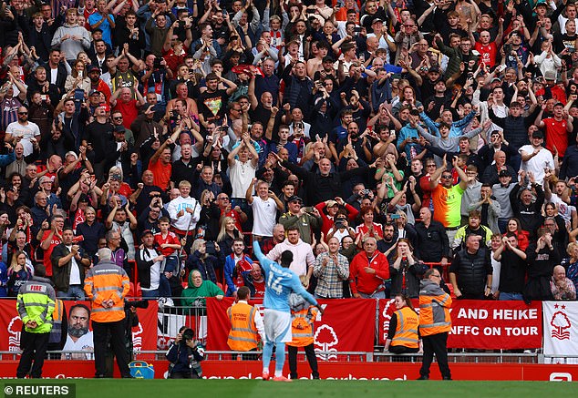 Nottingham Forest supporters were able to celebrate a first victory at Anfield for 55 years