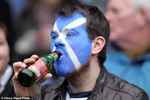 Scottish rugby fans are permitted to drink alcohol in the stands at matches