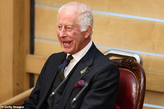 Addressing a host of familiar faces including Nicola Sturgeon and Humza Yousaf, King Charles called the opening of the Scottish Parliament in 1999 a 'new dawn' for the country