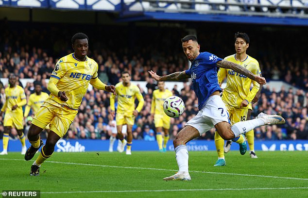 McNeil then added a second for the Toffees just minutes later, netting from close range