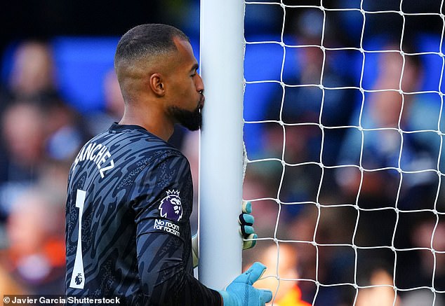 Former Brighton goalkeeper Robert Sanchez made multiple mistakes against his old team