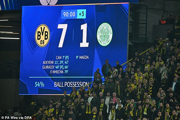 Celtic had travelled to Dortmund in fine form... but it all went very wrong on the night