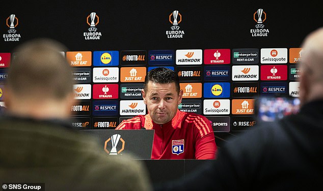 Lyon boss Pierre Sage faces the media but knows his side will do well to take all three points