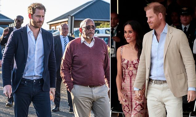 Why Harry is going it alone: He and Meghan have barely been seen together for weeks.