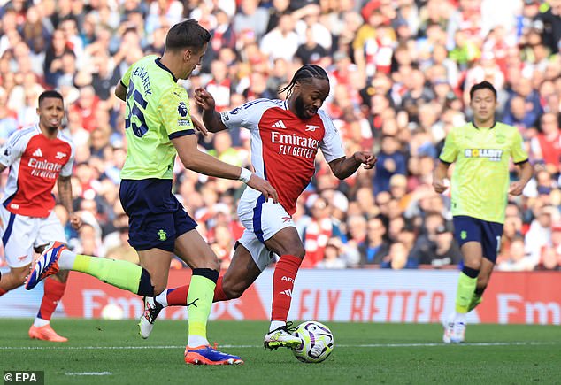 Clash saw Raheem Sterling handed his first Premier League start since joining Gunners on loan