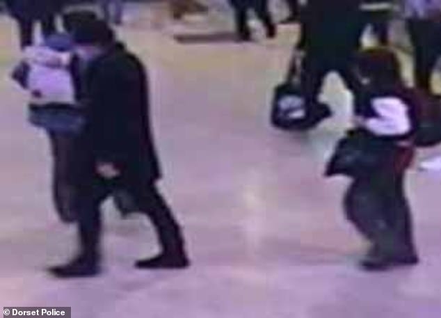 Further CCTV showed the pair at London Waterloo at about 7.20pm - the last confirmed sighting of the teenager