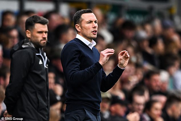 County boss Cowie was unhappy with incident leading up to Celtic's late winner