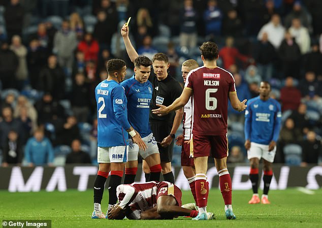 Hagi was initially shown a yellow card, but it was upgraded to red on VAR's recommendation.