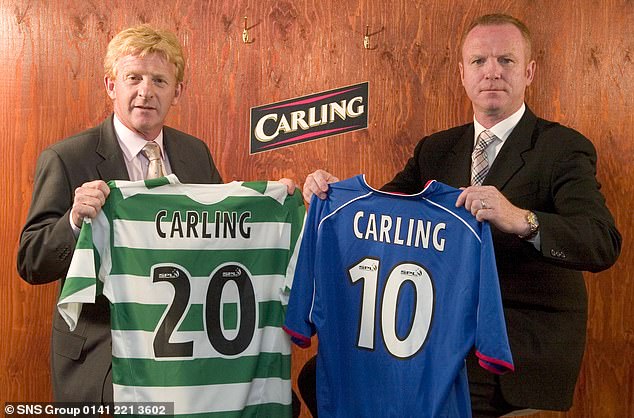 Carling backed both sides of the Old Firm over 14 years ago, when Gordon Strachan and Alex McLeish were the respective managers