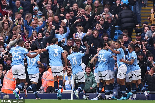 Champions Manchester City are not too far behind and are yet to be beaten this campaign