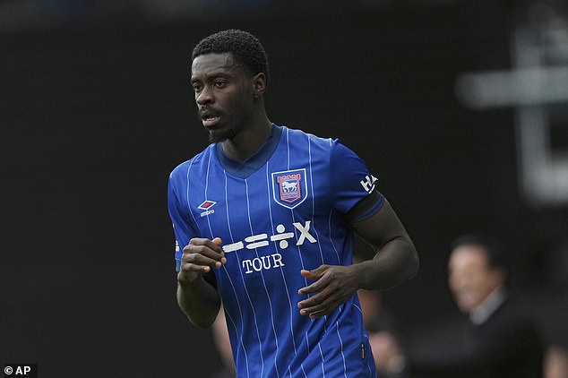 Ipswich defender Axel Tuanzebe nearly lost his thumb in a freak kitchen accident last week