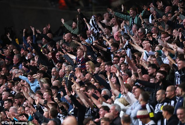 However, the usual joyfulness within the Geordie fanbase has not been quite as prevalent