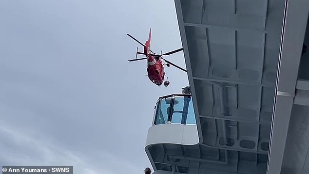 The Sun Princess, which set off from Southampton just 16 days ago, was due to dock in Fort Lauderdale, Florida, tomorrow morning but was turned away because of the storm