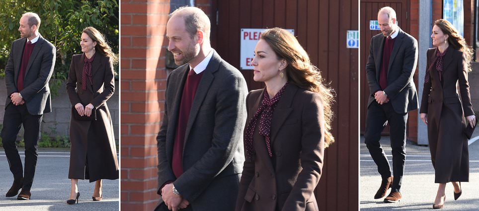 Kate Middleton joins Prince William on an emotional first public engagement since