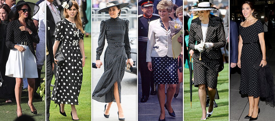 Dotty for polka dots! Why Princess Diana's favourite print is making a comeback on the