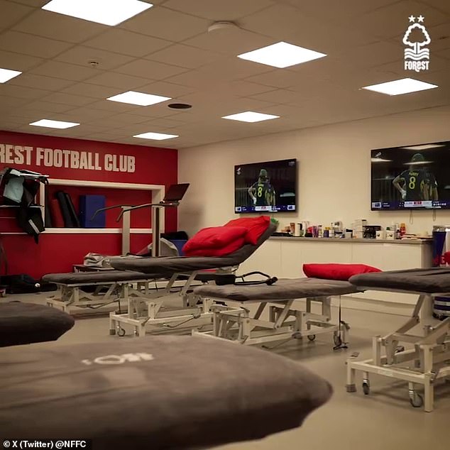 The medical facilities at the Forest training ground are also of a high standard