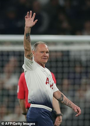 He featured for Tottenham legends at a test event at the Tottenham Hotspur Stadium in 2019