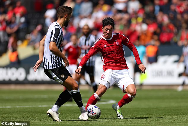 Hwang left Nottingham Forest without playing a single competitive game last month