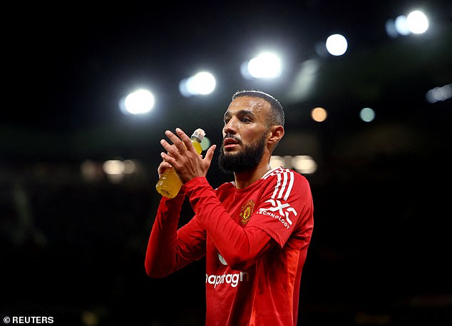 Noussair Mazraoui is available to play for Manchester United after heart surgery last week