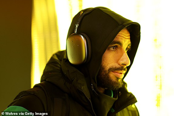 WOLVERHAMPTON, ENGLAND - OCTOBER 20: Rayan Ait-Nouri of Wolverhampton Wanderers arrives at the stadium ahead of the Premier League match between Wolverhampton Wanderers FC and Manchester City FC at Molineux on October 20, 2024 in Wolverhampton, England. (Photo by Jack Thomas - WWFC/Wolves via Getty Images)