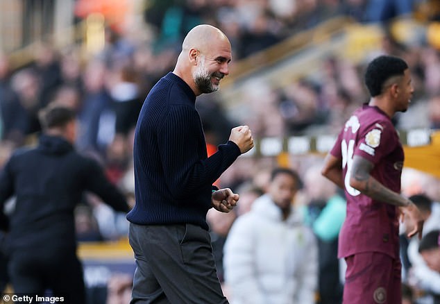 Pep Guardiola praised his side's display but admitted breaking down low blocks is difficult