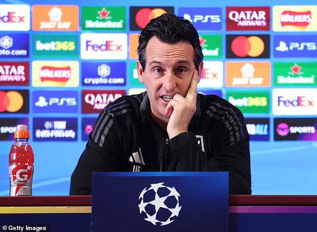 Unai Emery has urged Aston Villa to try and win the Champions League upon their return to the competition