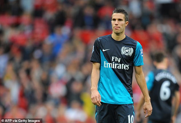 Ex-Arsenal forward Robin van Persie was one of the players to be excluded from Ramsey's XI