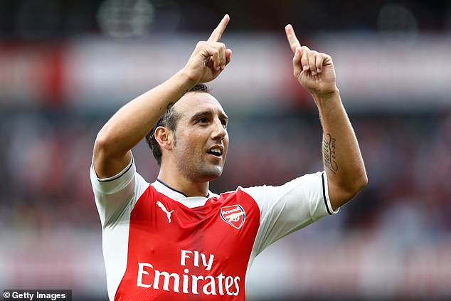 Santi Cazorla (above) was one of the Arsenal stars to make the cut, alongside Cesc Fabregas