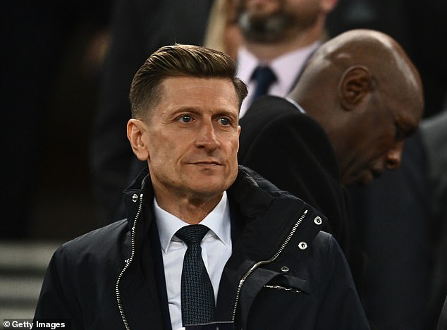 He is not in danger of being sacked yet, but concern is growing over results, and owner Steve Parish (pictured) has shown he is not afraid to act in the past