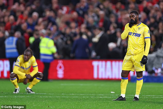 Palace are in the relegation zone and were beaten 1-0 by Nottingham Forest on Monday night