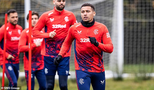 Skipper James Tavernier leads a group of players ahead of Euro clash