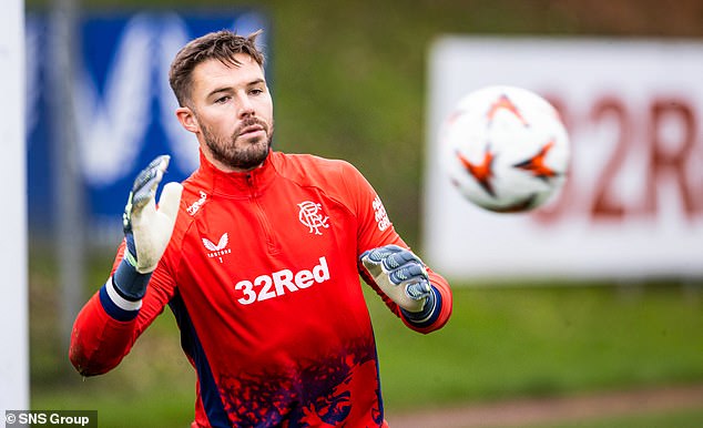 Jack Butland is put through his paces before the European game