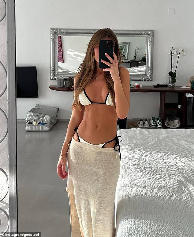 Love Island star Georgia Steele showed off her impressive abs as she soft-launched her new boyfriend, Ipswich Town footballer Harry Clarke, on Instagram earlier this month