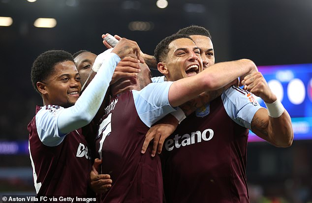 Aston Villa went top of the Champions League standings after securing a third consecutive win