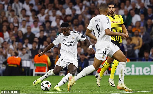 Vinicius Jr showed why he is favourite to win the Ballon d'Or after scoring an incredible goal after running the length of the pitch