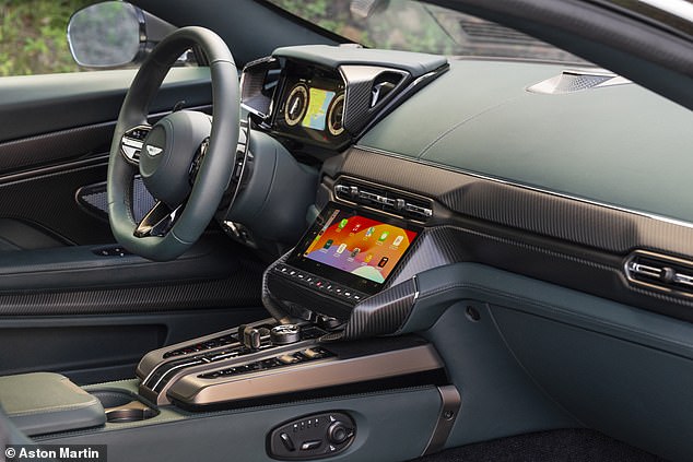 A 10.25-inch driver display is clear, and the centre console has been lowered for greater convenience