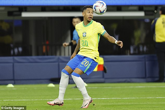 He starred at the Copa America for Brazil despite a difficult tournament for the Selecao