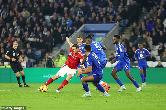 The 32-year-old hit a brilliant shot on the turn to stun the Foxes at the King Power stadium