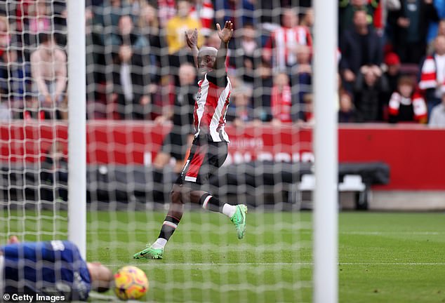 Yoane Wissa halved the deficit before Harry Clarke's own-goal levelled the match