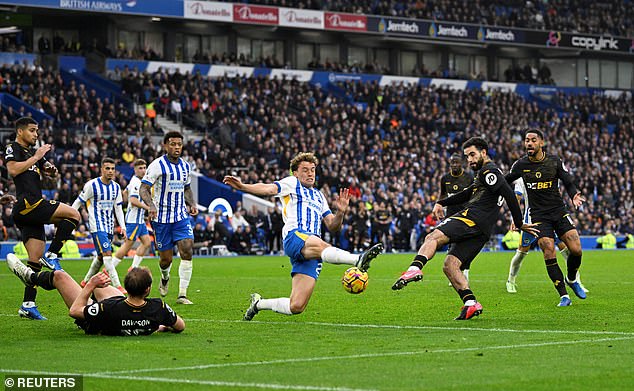 Rayan Ait-Nouri pulled one back for the visitors to give Gary O'Neil's side hope of a comeback