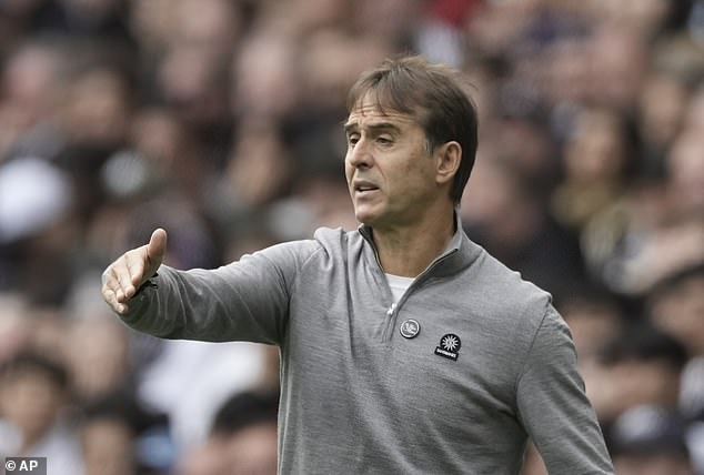 Julen Lopetegui has won three of his first 10 games as West Ham manager in all competitions