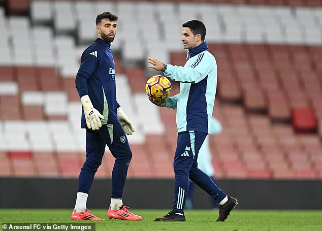 David Raya admits that Arsenal cannot keep playing games with less men if they want to win the Premier League this season