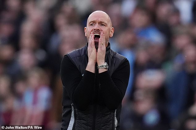 Erik ten Hag has now presided over one win in his last eight as the pressure mounts on him