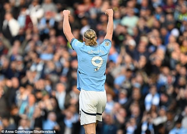 Erling Haaland scored the only goal of the game as Man City went top of the Premier League