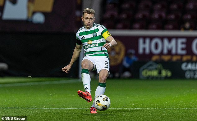 Alistair Johnston deputised as Celtic skipper in the 3-0 victory against Motherwell at Fir Park