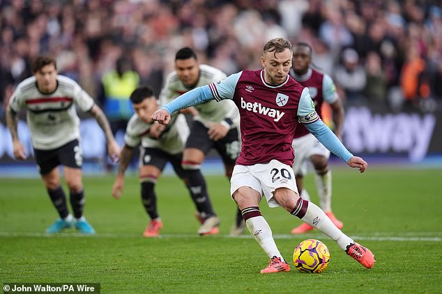 Hammers captain Jarrod Bowen scored in stoppage time to seal a memorable win over Man United