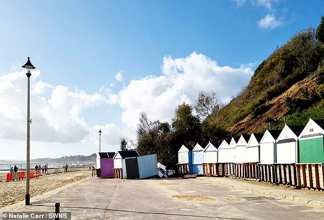 The landslide is said to have happened due to recent heavy rainfall in the seaside town