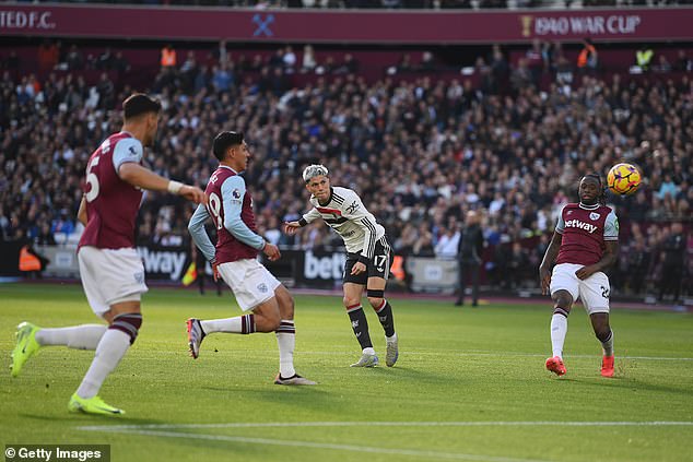 Alejandro Garnacho hit the bar against West Ham in one of the missed chances on Sunday